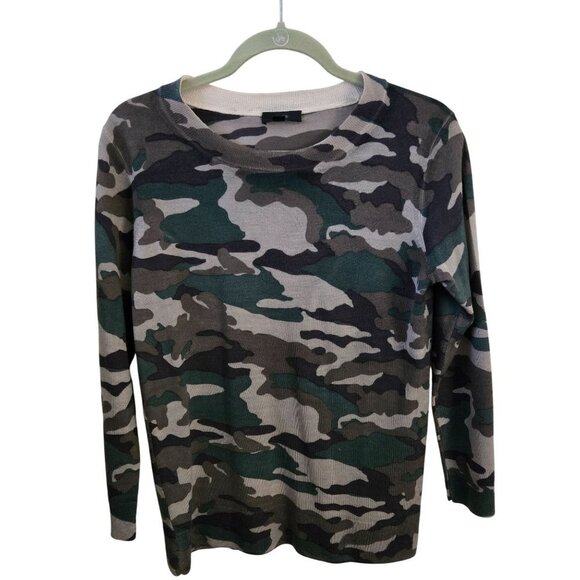 J.Crew Green Camp Tippi Merino Wool Crewneck Sweater Size M - Picture 2 of 6